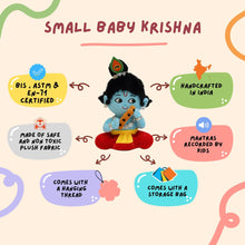 Load image into Gallery viewer, Mantra Chanting Baby Krishna (Small - 23 CM) | Musical Soft Plush Toy | Best Gift for Infants, Toddlers &amp; Babies
