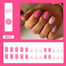 Load image into Gallery viewer, Sober Bridal Shade Press On Nails / False Nails / Ready to Wear Nails / Glue on Nails For Girls and Women - 14 Pcs
