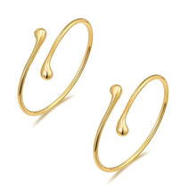 Load image into Gallery viewer, 2 Pack Arm Cuff Jewellery for Women, Gold Cuff Bracelet for Women, Adjustable Bangles for Women, Stylish Latest Cuff Bracelet, Gold Jewellery for Greek Goddess Costume, Themed Parties, Cosplay Events
