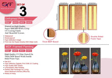 Load image into Gallery viewer, SAF paintings 6 mm MDF UV Textured Multi Effect Floral Paintings Frame (color1)
