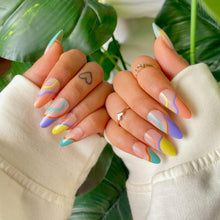 Load image into Gallery viewer, Buddy Jelly Trends 24pcs Stick-on Nails set, with Easy Glue Tab application, Nails are Reusable &amp; Unbreakable (AD13716)
