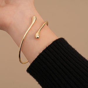 2 Pack Arm Cuff Jewellery for Women, Gold Cuff Bracelet for Women, Adjustable Bangles for Women, Stylish Latest Cuff Bracelet, Gold Jewellery for Greek Goddess Costume, Themed Parties, Cosplay Events