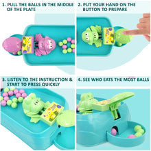 Load image into Gallery viewer, Wembley Hungry Frog Games Eating Beans Games | Indoor Games Interactive Game Toy of Family Board Games for Kids | Interactive Game Toys Multiplayer Game for 2 Player
