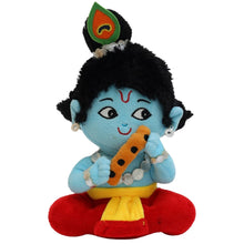 Load image into Gallery viewer, Mantra Chanting Baby Krishna (Small - 23 CM) | Musical Soft Plush Toy | Best Gift for Infants, Toddlers &amp; Babies
