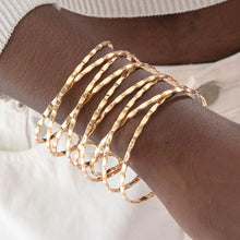 Load image into Gallery viewer, Shining Diva Fashion Gold Plated Stylish Kada Bangle Cuff Bracelet for Women (16141b) (Gold)
