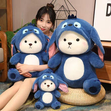 Load image into Gallery viewer, Baby Plushies, Blue Lovable Huggable Soft Toy, Big Size Hooded Plush Teddy Bear, Elegant Soft Plush Toy for Babies, Great Birthday Gift for Girls - 30 cm

