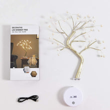 Load image into Gallery viewer, REFULGIX 36 LED Pearl Bonsai Tree Lamp with Touch Switch | USB &amp; Battery Operated Decorative Light for Home, Bedroom, Festival, Gift Use (Warm White, Pack of 1)

