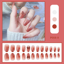 Load image into Gallery viewer, Anzailala Fake Nails 24 Pcs Press On Nails with Glue Sticker for Women
