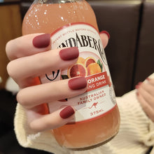 Load image into Gallery viewer, Anzailala Press On Nails Short Press On Manicure 24 Pcs Artificial Nail Jelly Glue on False Nails for Women Girls
