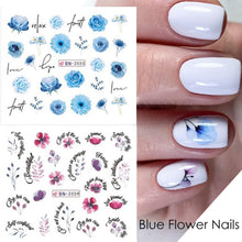 Load image into Gallery viewer, S.A.V.I 12 Sheets Water Transfer, Nail Fashion Sticker Decal, Flower Leaf DIY Manicure For Women
