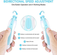 Load image into Gallery viewer, Baby Nail Trimmer New Born with Lights | Electric Baby Nail Cutter 0-6 Months with Multiple Filer Heads Adjustment | New Born Baby Products, Pack of 1
