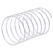 Load image into Gallery viewer, Jojomina Rhinestone Arm Cuff Jewelry for Women Multilayer Arm Bracelet Upper Arm Jewelry Crystal Silver Prom Bridal Bangle for Party Bride Wedding, 2.16 Inch, Crystal Silver Rhinestone, crystal
