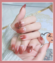 Load image into Gallery viewer, Anzailala Fake Nails 24 Pcs Press On Nails with Glue Sticker for Women

