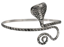 Load image into Gallery viewer, El Regalo Oxidized German Silver Snake Armlet/Arm-bracelet/Bajuband for Girls &amp; Women | Serpent Arm Bracelet
