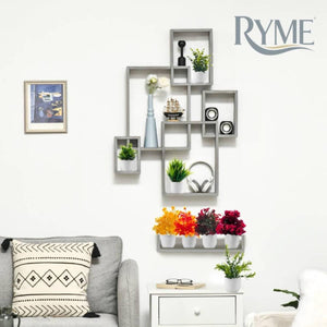 Ryme Plastic Small/Mini Fake Wild Artificial Plant with Pot/Vase for Home Office Decor Dimensions: 5 cm X 13 cm, Multi