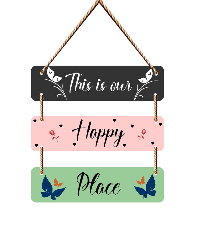 SAF Home Mdf Wooden Wall Hanging Home Decor Plates, Wall Painting, Wall Hanging For Home Decoaration, Office, Living Room, Wall Decoration, 45 Cm
