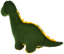 Load image into Gallery viewer, Amazon Brand - Jam &amp; Honey Dinosaur, Cute, Plush/Soft Toy, Suitable for Boys, Girls and Kids, Super-Soft, Safe, 34 cm (Green &amp; Yellow)
