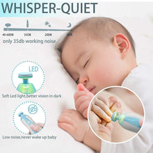Load image into Gallery viewer, Baby Nail Trimmer New Born with Lights | Electric Baby Nail Cutter 0-6 Months with Multiple Filer Heads Adjustment | New Born Baby Products, Pack of 1
