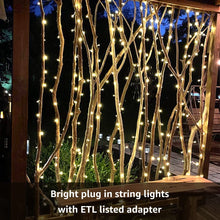 Load image into Gallery viewer, NIYAMAX LED String Lights - 12 Meter Fairy Lights with Full View Light 42 LED Bulb - Waterproof &amp; Flexible Copper LED Serial String Lights (Warm White)
