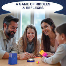 Load image into Gallery viewer, Dare to Ding - Game of Riddles &amp; Reflexes, Fast-paced Card Game, Test Your Wits, Family-Friendly Game for Teens, Families &amp; Adults, Gifts for Ages 10, 11, 12 and Up, 3-8 Players

