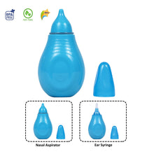 Load image into Gallery viewer, 1st Step Baby Nose Cleaner/Nasal Vacuum Sucker Mucus Snot Aspirator with Ear Syringe (Blue)
