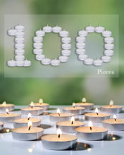 Load image into Gallery viewer, Homesake Wax Tealight Candle Holder for Home Decoration, Room, Bedroom, Birthday Decoration Kit | Tea Lights Candle Home Decor Items - Set of 100

