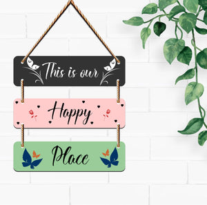 SAF Home Mdf Wooden Wall Hanging Home Decor Plates, Wall Painting, Wall Hanging For Home Decoaration, Office, Living Room, Wall Decoration, 45 Cm
