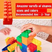 Load image into Gallery viewer, FunBlast DIY Plastic Building Blocks for Kids Building Blocks Toy for Kids Puzzle Games for Kid, Toys for Children Educational &amp; Learning Toy for Kid, Girls &amp; Boys - (250+ Blocks with 38 Wheels)
