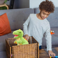 Load image into Gallery viewer, Tickles Cute Dinosaur Soft Stuffed Plush Animal Toy for Kids Boys &amp; Girls Birthday Gifts (Color: Green Size: 30 cm)
