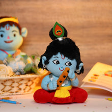 Load image into Gallery viewer, Mantra Chanting Baby Krishna (Small - 23 CM) | Musical Soft Plush Toy | Best Gift for Infants, Toddlers &amp; Babies
