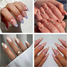Load image into Gallery viewer, Hyzone Gold Nail Stickers for Nail Art- 30 Sheets Different Designs 3D Self Adhesive Nails Decals Gold Nails Decoration Stickers Manicure Stick On Sticker for Women Wedding, Party, Concerts
