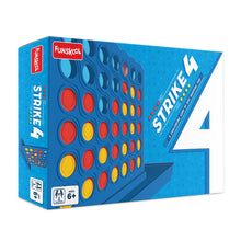 Load image into Gallery viewer, Funskool Strike 4, Classic Disc Dropping Game, Strategy Game, Board Game for kids, Adults, Families, Educational, 2 Players, Family Fun, Activity Toy for Childrens, Gift Set for Kid, Ages 6+ Years
