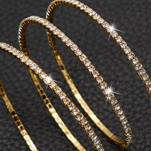 Load image into Gallery viewer, Suyi Rhinestone Arm Cuff for Women Crystal Cuff Bracelet for Bride Wedding, alloy
