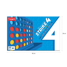 Load image into Gallery viewer, Funskool Strike 4, Classic Disc Dropping Game, Strategy Game, Board Game for kids, Adults, Families, Educational, 2 Players, Family Fun, Activity Toy for Childrens, Gift Set for Kid, Ages 6+ Years

