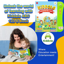 Load image into Gallery viewer, Kiddale ABC &amp; 123 Intelligent Book For Kids |Interactive,Musical,Educational,Speaking,Talking Ebook|Rhymes And Stories|Best Gift For Ages 1-4+,Multicolour
