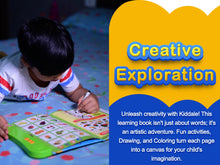 Load image into Gallery viewer, Kiddale ABC &amp; 123 Intelligent Book For Kids |Interactive,Musical,Educational,Speaking,Talking Ebook|Rhymes And Stories|Best Gift For Ages 1-4+,Multicolour
