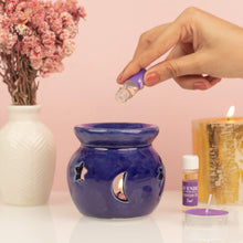 Load image into Gallery viewer, AuraDecor Fragrance Heat Diffuser Gift Set with Tealight Candles || HomeDecor || Diffuser Set || Tealight || Candles (Lavender)
