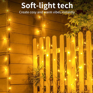 Homesake® 36 Feet Long 40 LED Power Pixel Serial String/Fairy Light | Plug Sourced | Home & Outdoor Decoration, Diwali, Christmas, Wedding, Party, Festival Ladi Jhalar Lights (Pack of 1 Warm White)