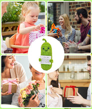 Load image into Gallery viewer, Crochet Toys, Crochet, Crochet Gifts, Crochet Dolls Rich and Colorful Cucumber Toys are Trustworthy Gifts and Beautiful Ornaments That Can Be Given as Gifts (1.96 * 4.33in)
