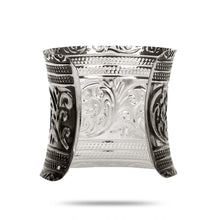 Load image into Gallery viewer, YouBella Jewellery Silver Plated Oxidised Cuff Bracelet Bangle for Women and Girls (Style 1)
