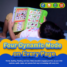 Load image into Gallery viewer, Kiddale ABC &amp; 123 Intelligent Book For Kids |Interactive,Musical,Educational,Speaking,Talking Ebook|Rhymes And Stories|Best Gift For Ages 1-4+,Multicolour
