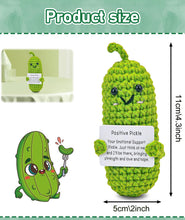 Load image into Gallery viewer, Crochet Toys, Crochet, Crochet Gifts, Crochet Dolls Rich and Colorful Cucumber Toys are Trustworthy Gifts and Beautiful Ornaments That Can Be Given as Gifts (1.96 * 4.33in)
