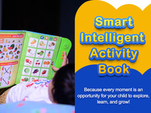 Load image into Gallery viewer, Kiddale ABC &amp; 123 Intelligent Book For Kids |Interactive,Musical,Educational,Speaking,Talking Ebook|Rhymes And Stories|Best Gift For Ages 1-4+,Multicolour
