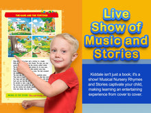 Load image into Gallery viewer, Kiddale ABC &amp; 123 Intelligent Book For Kids |Interactive,Musical,Educational,Speaking,Talking Ebook|Rhymes And Stories|Best Gift For Ages 1-4+,Multicolour

