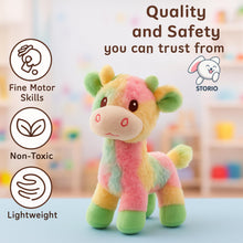 Load image into Gallery viewer, Storio Soft Plush Giraffe Toy for Kids | Ultra-Soft Cuddly Stuffed Animal for Babies, Toddlers &amp; Children | Cute Hugging Toy for Boys &amp; Girls | Washable &amp; Safe | Birthday Gift for 1-6 Year Old
