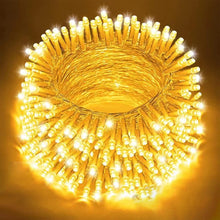 Load image into Gallery viewer, Homesake® 36 Feet Long 40 LED Power Pixel Serial String/Fairy Light | Plug Sourced | Home &amp; Outdoor Decoration, Diwali, Christmas, Wedding, Party, Festival Ladi Jhalar Lights (Pack of 1 Warm White)
