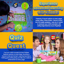 Load image into Gallery viewer, Kiddale ABC &amp; 123 Intelligent Book For Kids |Interactive,Musical,Educational,Speaking,Talking Ebook|Rhymes And Stories|Best Gift For Ages 1-4+,Multicolour
