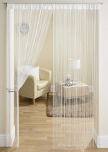Load image into Gallery viewer, Exporthub 1 Piece Beautiful Polyester Door Threads String Curtain - 7ft, White (EHSPR558_74)

