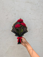 Load image into Gallery viewer, Handmade Crochet Red Roses Bouquet, Artificial Forever Flowers, Gift for Anniversary, Birthday, Valentine&#39;s Day
