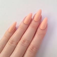 Light Orange Stiletto Pointed Rich Readymade Nail Art Artificial/Fake Press on Nails for Girls and Women